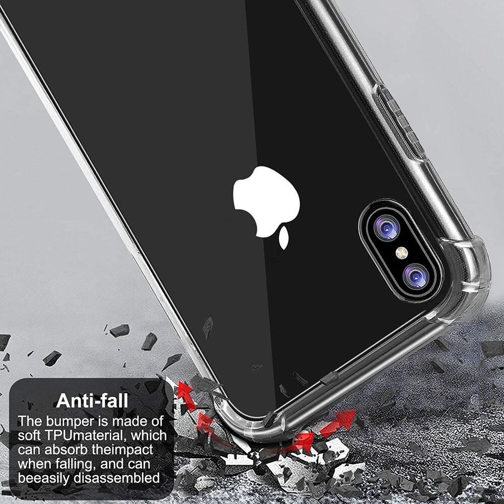 Ceezs Ceezs iPhone X / Xs Shockproof Hülle (Transparent) Ceezs Ceezs iPhone X / Xs Shockproof Hülle (Transparent)