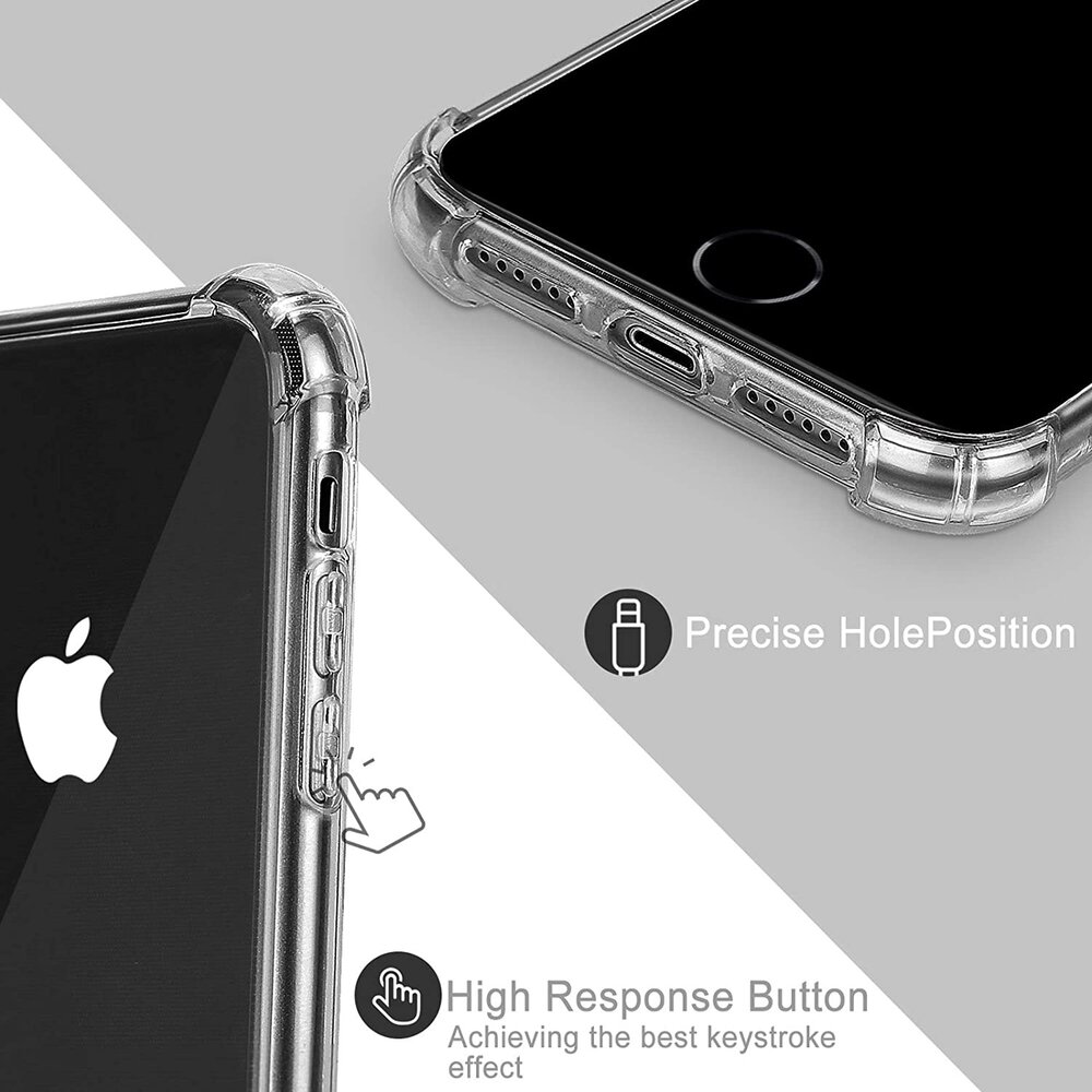 Ceezs Ceezs iPhone X / Xs Shockproof Hülle (Transparent) Ceezs Ceezs iPhone X / Xs Shockproof Hülle (Transparent)