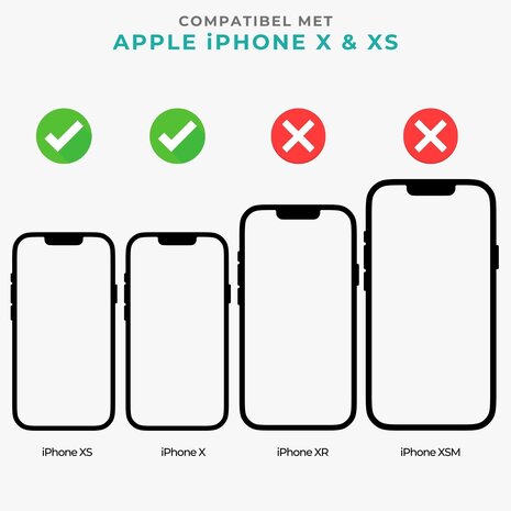 Ceezs Ceezs iPhone X/Xs Hülle (Durchsichtig)