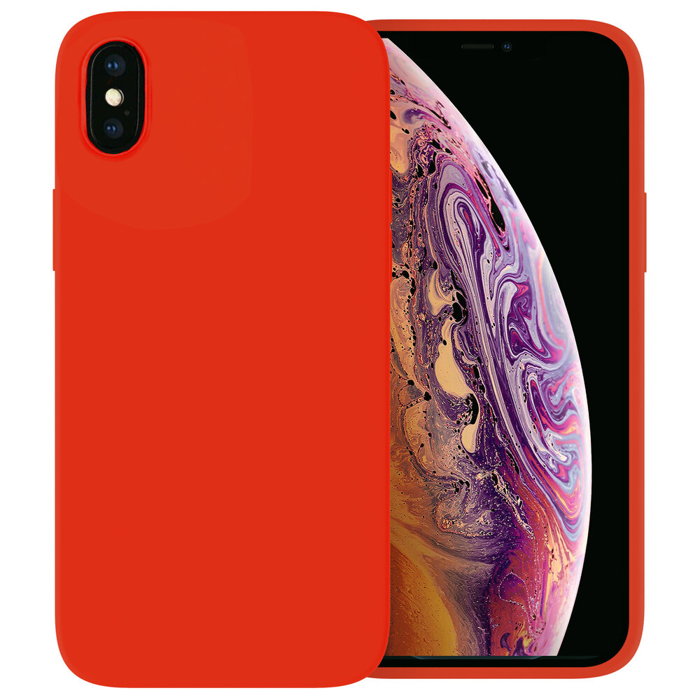 Ceezs Ceezs iPhone X/Xs Hülle Silikon (Rot)
