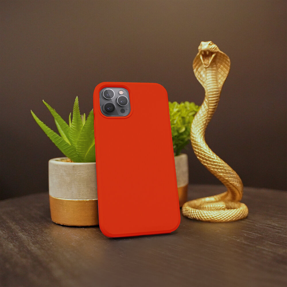 Ceezs Ceezs iPhone X/Xs Hülle Silikon (Rot)