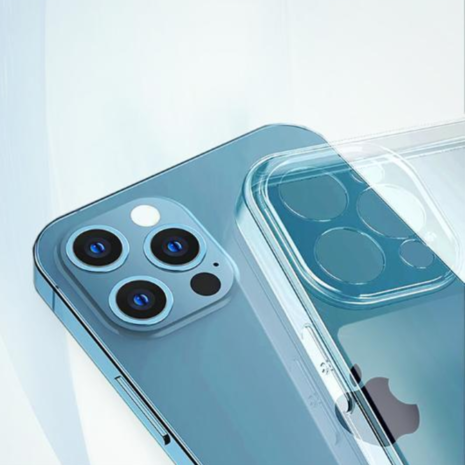 iPhone Xr silicone Hülle mit Kameraschutz (Transparent)