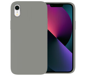 Ceezs iPhone Xr Hülle Silikon (Grau)