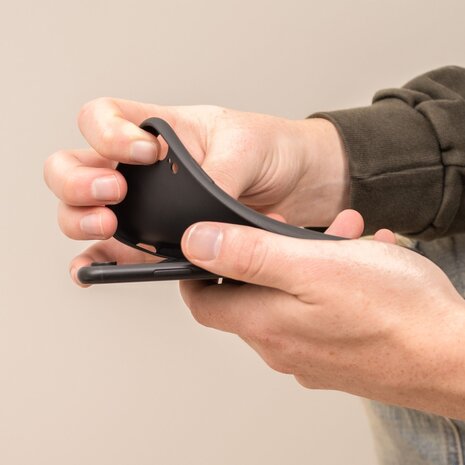 Ceezs Ceezs iPhone Xr Hülle Silikon (Schwarz)