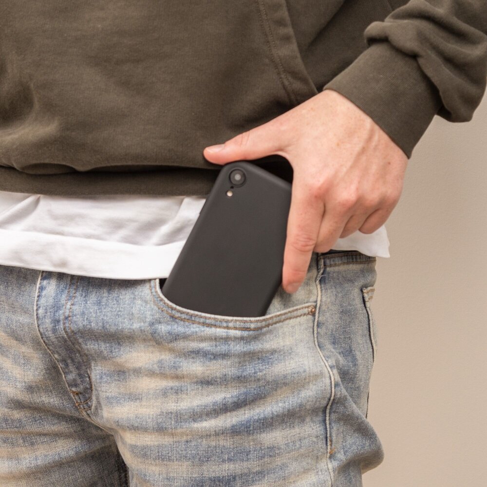 Ceezs Ceezs iPhone Xr Hülle Silikon (Schwarz)