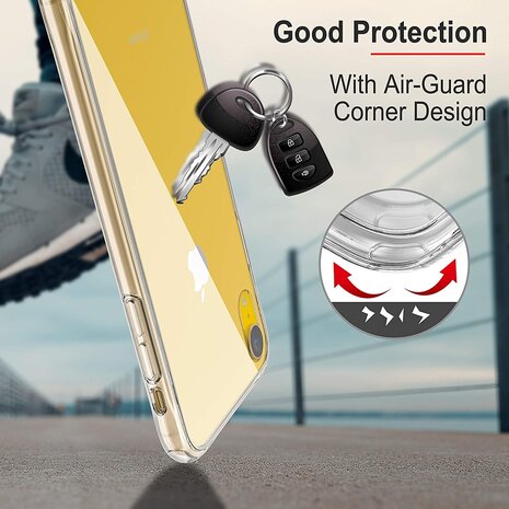 Ceezs Ceezs iPhone Xr Hülle Silikon (Transparent)