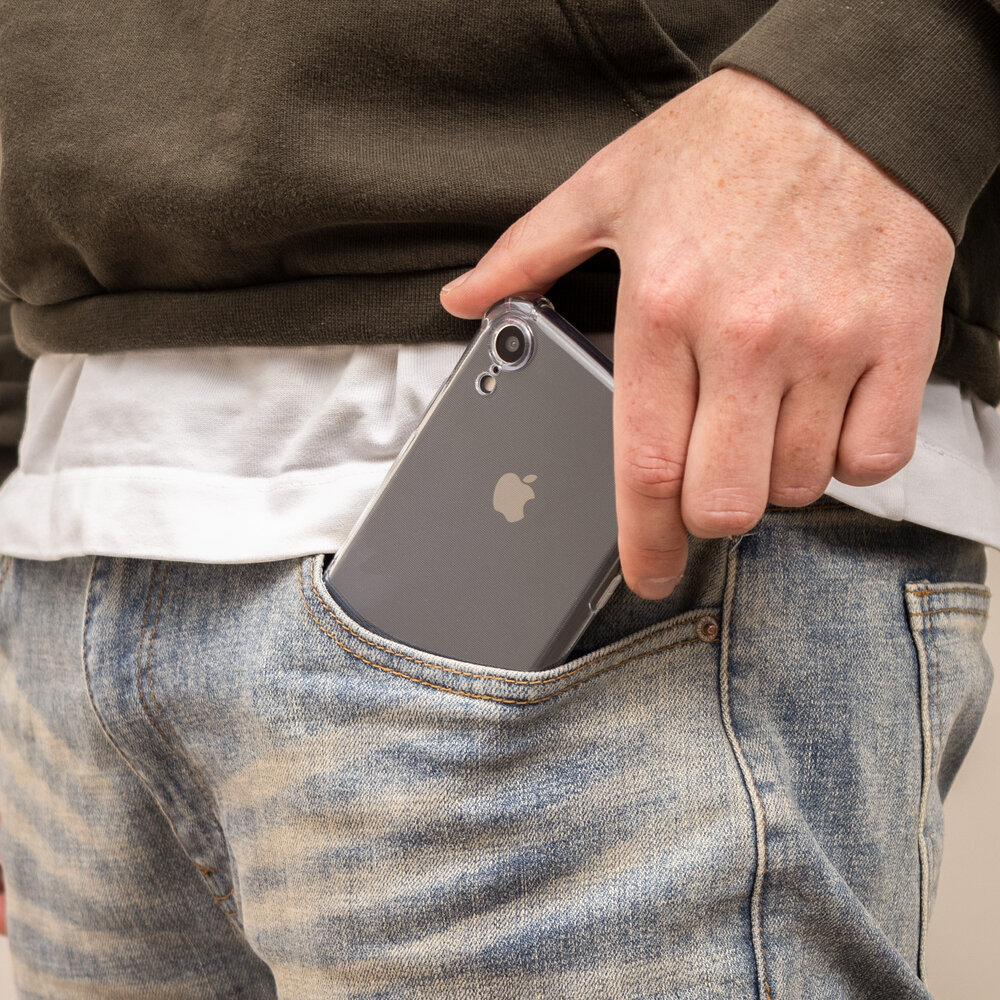 Ceezs Ceezs iPhone Xr Shockproof Hülle (Transparent)