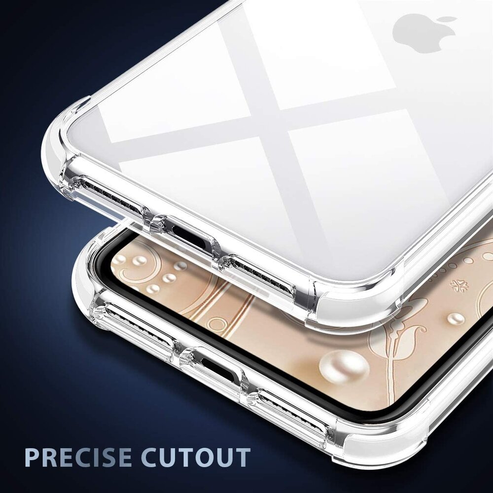 Ceezs Ceezs iPhone Xr Shockproof Hülle (Transparent)