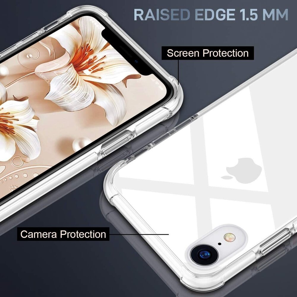 Ceezs Ceezs iPhone Xr Shockproof Hülle (Transparent)