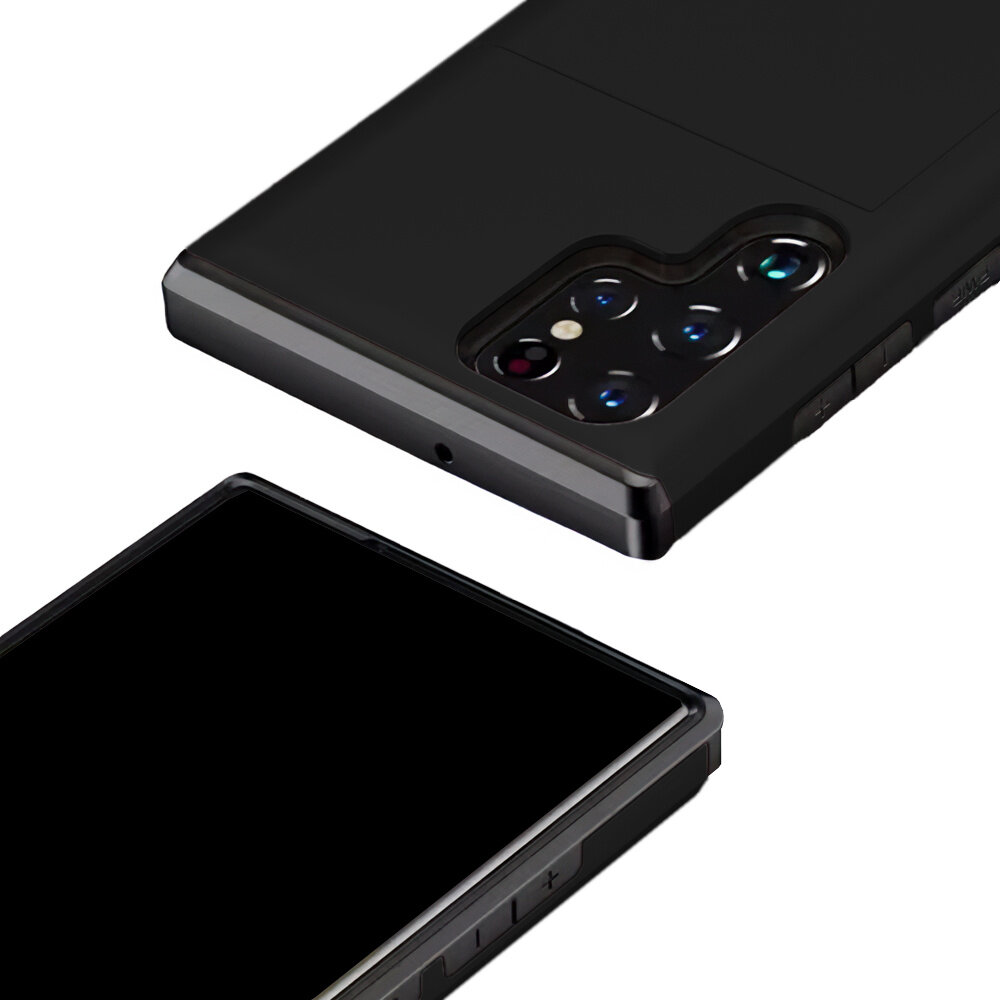 ShieldCase® ShieldCase Samsung Galaxy S25 Ultra Kartenfach Hülle mit Schieb (Schwarz) ShieldCase® ShieldCase Samsung Galaxy S25 Ultra Kartenfach Hülle mit Schieb (Schwarz)