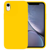 Ceezs iPhone Xr Silikon Hülle (Gelb)