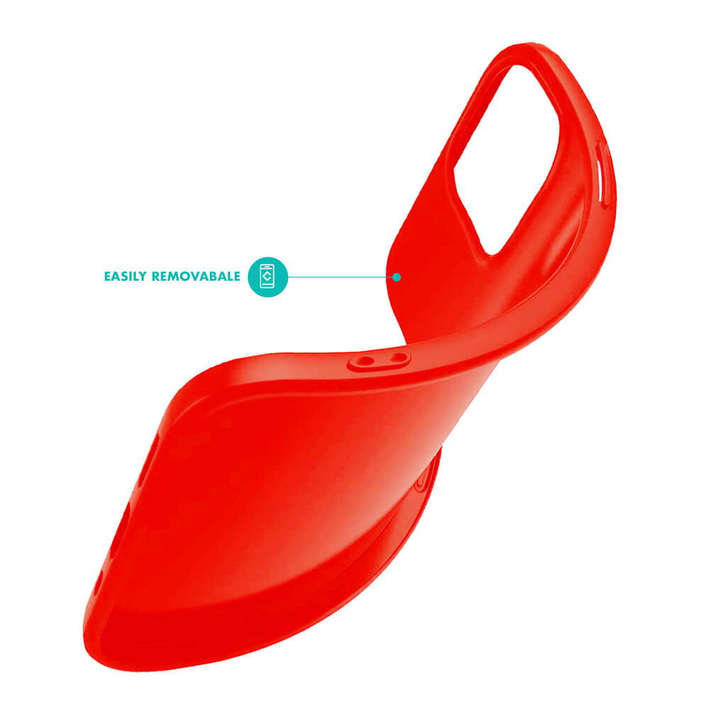 Ceezs Ceezs iPhone Xr Silikon Hülle (Rot)