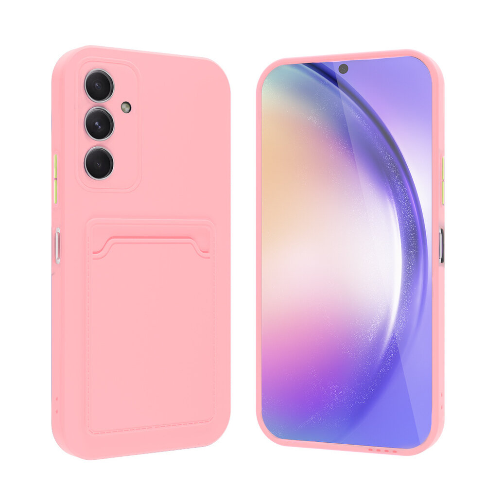 ShieldCase® ShieldCase Samsung Galaxy A14 4G/5G Silikonhülle mit Kartenfach (Rosa) ShieldCase® ShieldCase Samsung Galaxy A14 4G/5G Silikonhülle mit Kartenfach (Rosa)