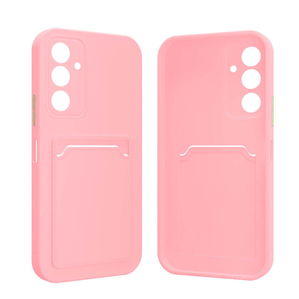 ShieldCase® ShieldCase Samsung Galaxy A14 4G/5G Silikonhülle mit Kartenfach (Rosa) ShieldCase® ShieldCase Samsung Galaxy A14 4G/5G Silikonhülle mit Kartenfach (Rosa)