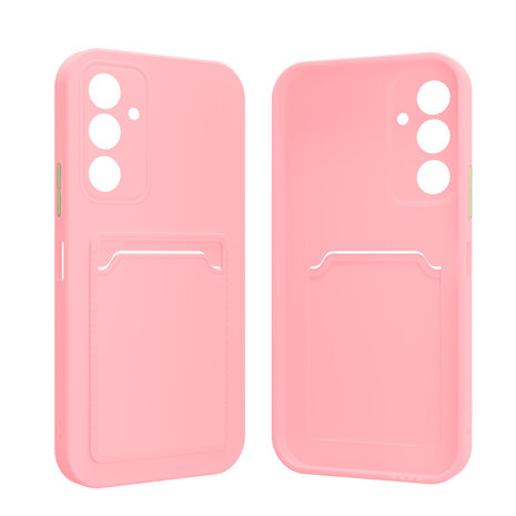 ShieldCase® ShieldCase Samsung Galaxy A14 4G/5G Silikonhülle mit Kartenfach (Rosa) ShieldCase® ShieldCase Samsung Galaxy A14 4G/5G Silikonhülle mit Kartenfach (Rosa)