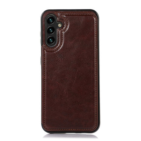 ShieldCase® ShieldCase Samsung Galaxy A14 4G/5G Wallet case (Braun)