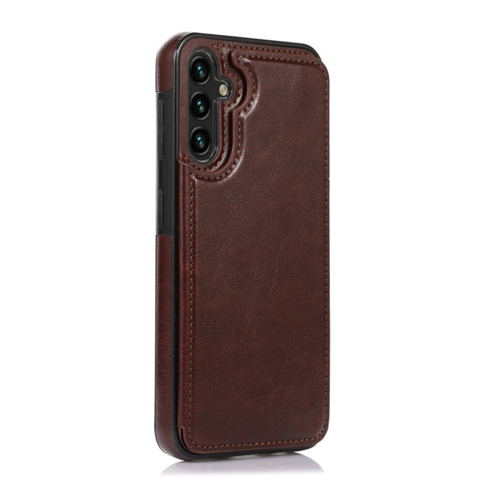 ShieldCase® ShieldCase Samsung Galaxy A14 4G/5G Wallet case (Braun)