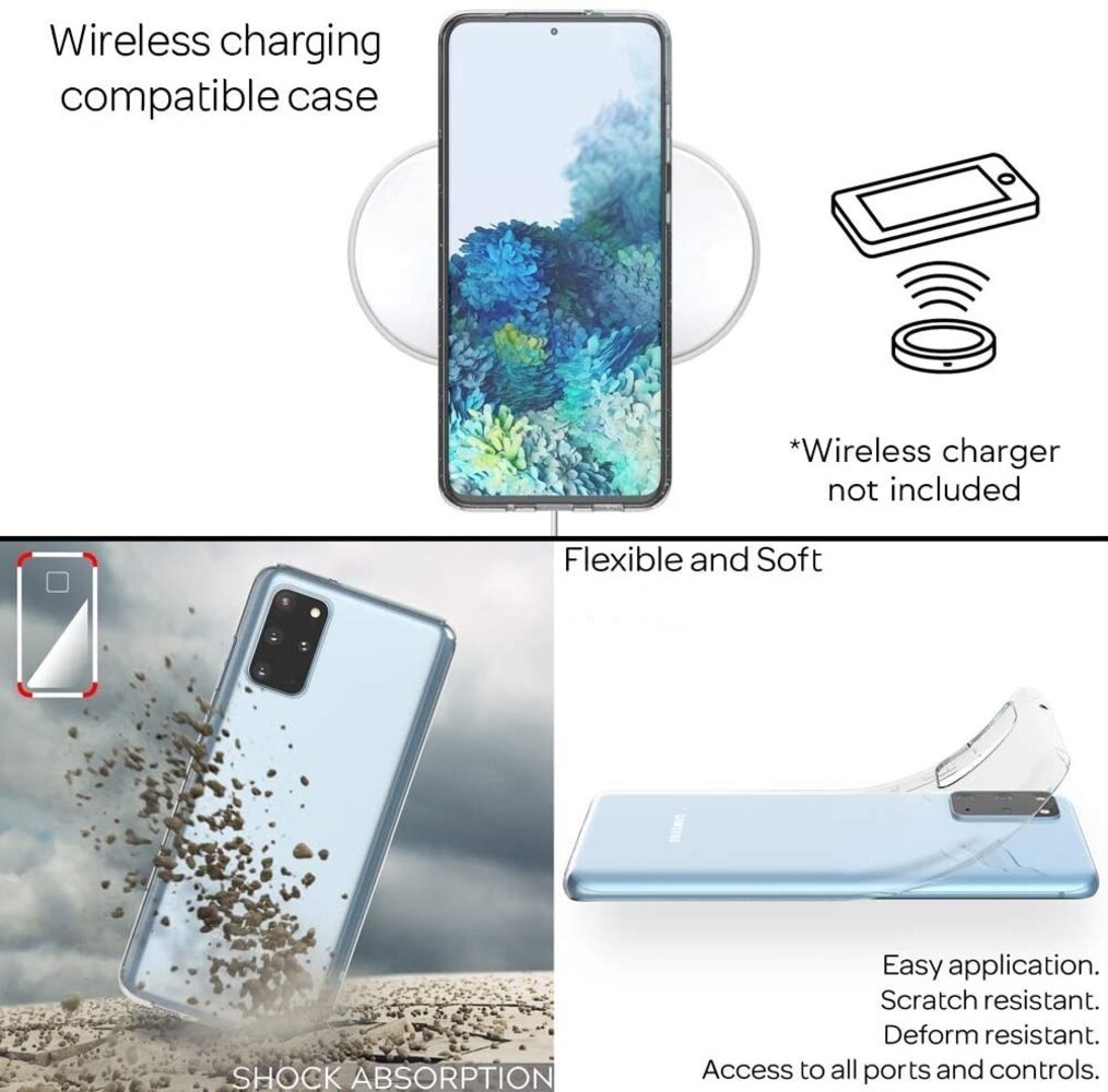 Ceezs Ceezs Samsung Galaxy S20 Ultra Hülle (Transparent)