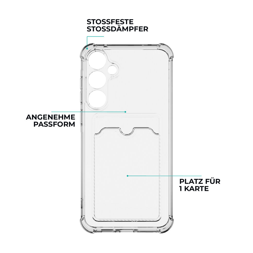 ShieldCase® ShieldCase Samsung Galaxy S25 Plus TPU Hülle mit kartenfach (Transparent) ShieldCase® ShieldCase Samsung Galaxy S25 Plus TPU Hülle mit kartenfach (Transparent)