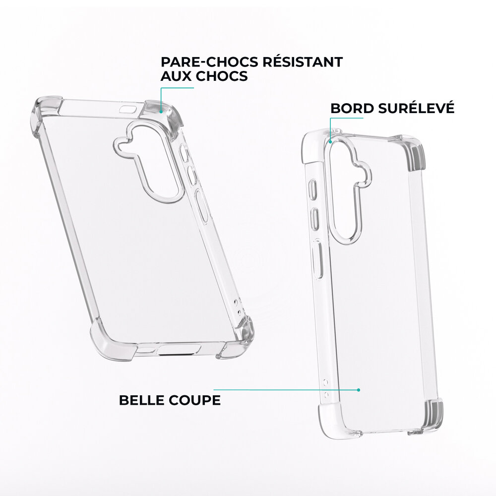 ShieldCase® ShieldCase Samsung Galaxy S25 Plus Shockhülle (transparent) ShieldCase® ShieldCase Samsung Galaxy S25 Plus Shockhülle (transparent)
