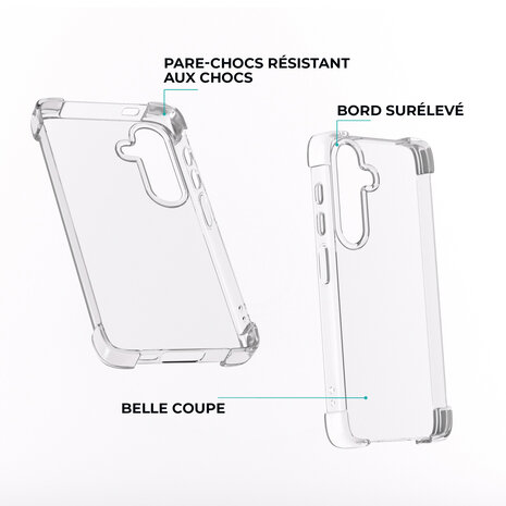 ShieldCase® ShieldCase Samsung Galaxy S25 Plus Shockhülle (transparent) ShieldCase® ShieldCase Samsung Galaxy S25 Plus Shockhülle (transparent)