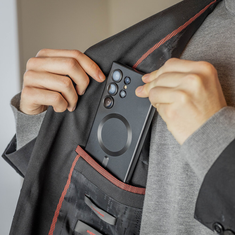 ShieldCase® ShieldCase Samsung Galaxy S25 Ultra MagSafe Hülle mit Linsenschutz (Schwarz) ShieldCase® ShieldCase Samsung Galaxy S25 Ultra MagSafe Hülle mit Linsenschutz (Schwarz)