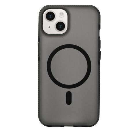 Coverzs Coverzs iPhone 13 glatte Silikonhülle MagSafe (Schwarz) Coverzs Coverzs iPhone 13 glatte Silikonhülle MagSafe (Schwarz)