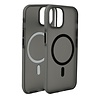 Coverzs Coverzs iPhone 14 glatte Silikonhülle MagSafe (Schwarz) Coverzs Coverzs iPhone 14 glatte Silikonhülle MagSafe (Schwarz)