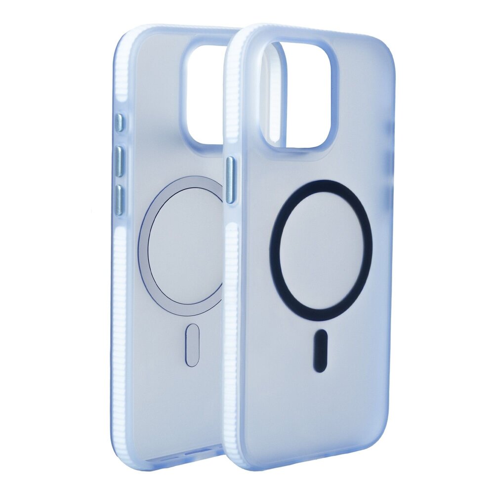 Coverzs Coverzs iPhone 15 Pro Max glatte Silikonhülle MagSafe (Hellblau) Coverzs Coverzs iPhone 15 Pro Max glatte Silikonhülle MagSafe (Hellblau)