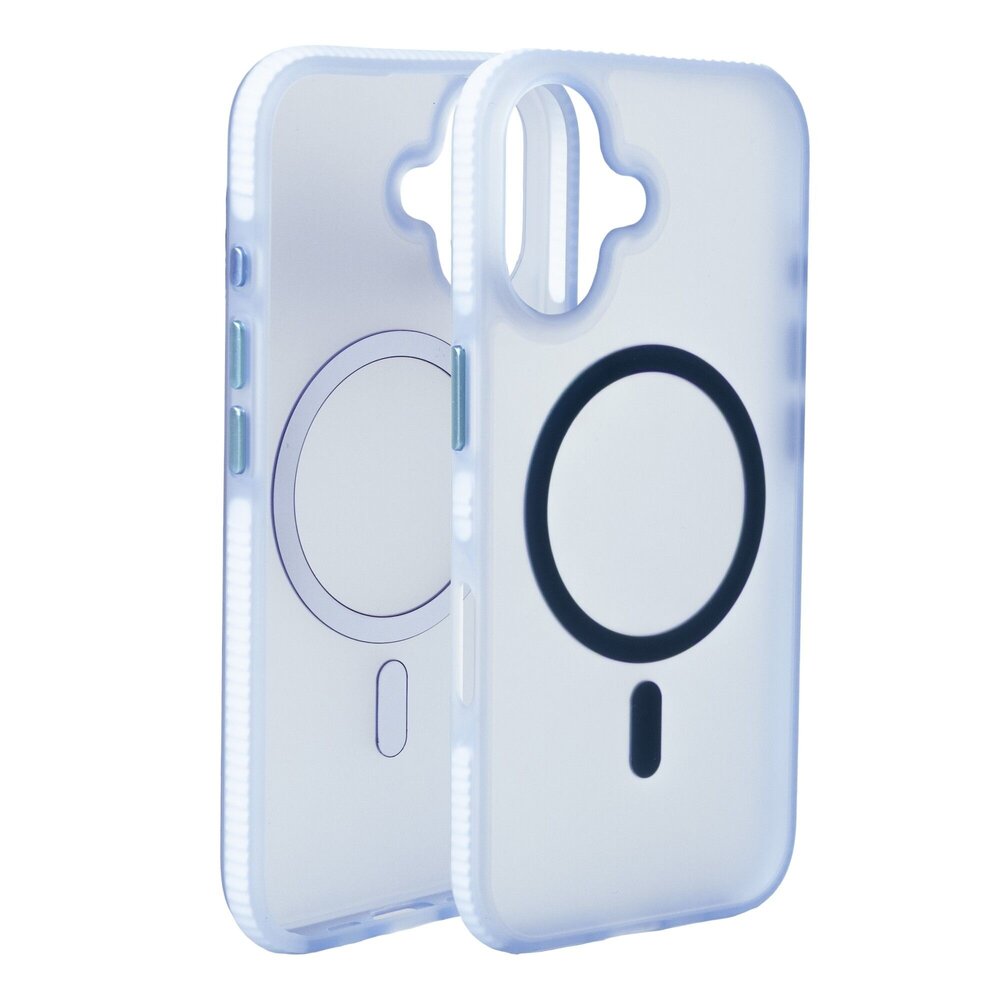 Coverzs Coverzs iPhone 16 Plus glatte Silikonhülle MagSafe (Hellblau) Coverzs Coverzs iPhone 16 Plus glatte Silikonhülle MagSafe (Hellblau)