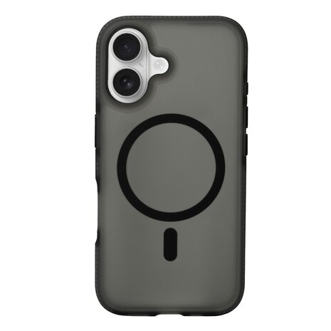 Coverzs Coverzs iPhone 16 Plus glatte Silikonhülle MagSafe (Schwarz) Coverzs Coverzs iPhone 16 Plus glatte Silikonhülle MagSafe (Schwarz)