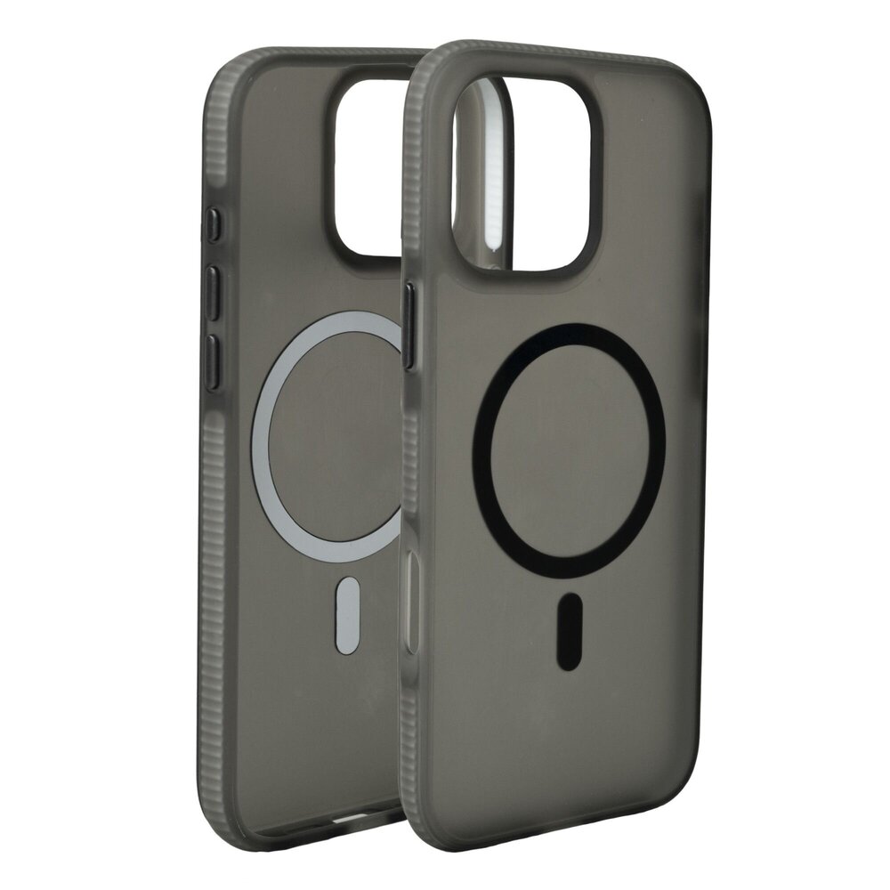 Coverzs Coverzs iPhone 16 Pro glatte Silikonhülle MagSafe (Schwarz) Coverzs Coverzs iPhone 16 Pro glatte Silikonhülle MagSafe (Schwarz)