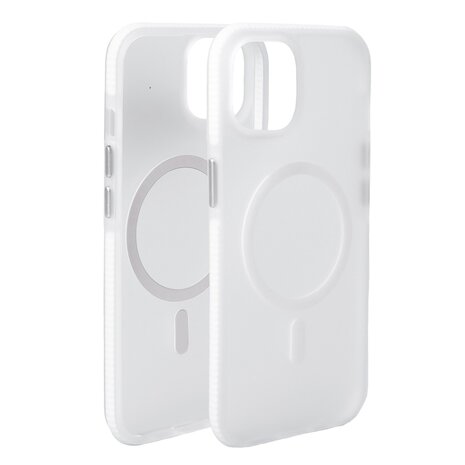 Coverzs Coverzs iPhone 12 Pro glatte Silikonhülle MagSafe (Transparent) Coverzs Coverzs iPhone 12 Pro glatte Silikonhülle MagSafe (Transparent)