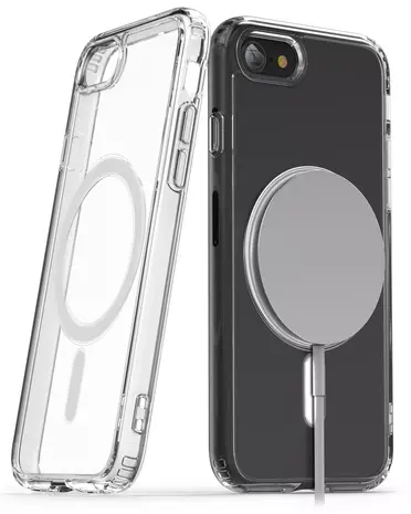 ShieldCase® ShieldCase iPhone 16e MagSafe Hülle (Transparent)