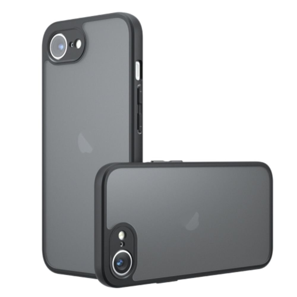 Coverzs Coverzs iPhone 16e Hardcase Mat (Schwarz)
