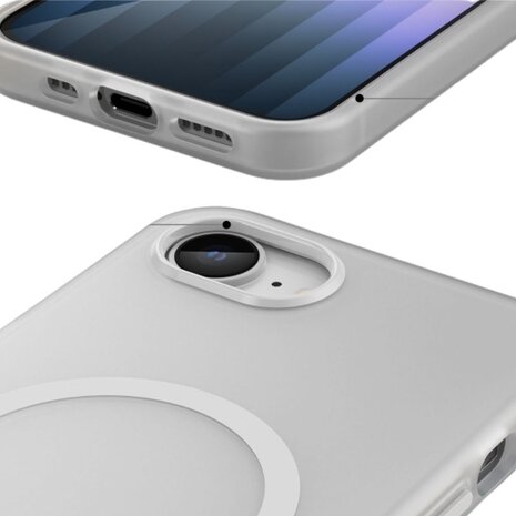 Coverzs Coverzs iPhone 16e TPU MagSafe Hülle (Weiß) Coverzs Coverzs iPhone 16e TPU MagSafe Hülle (Weiß)