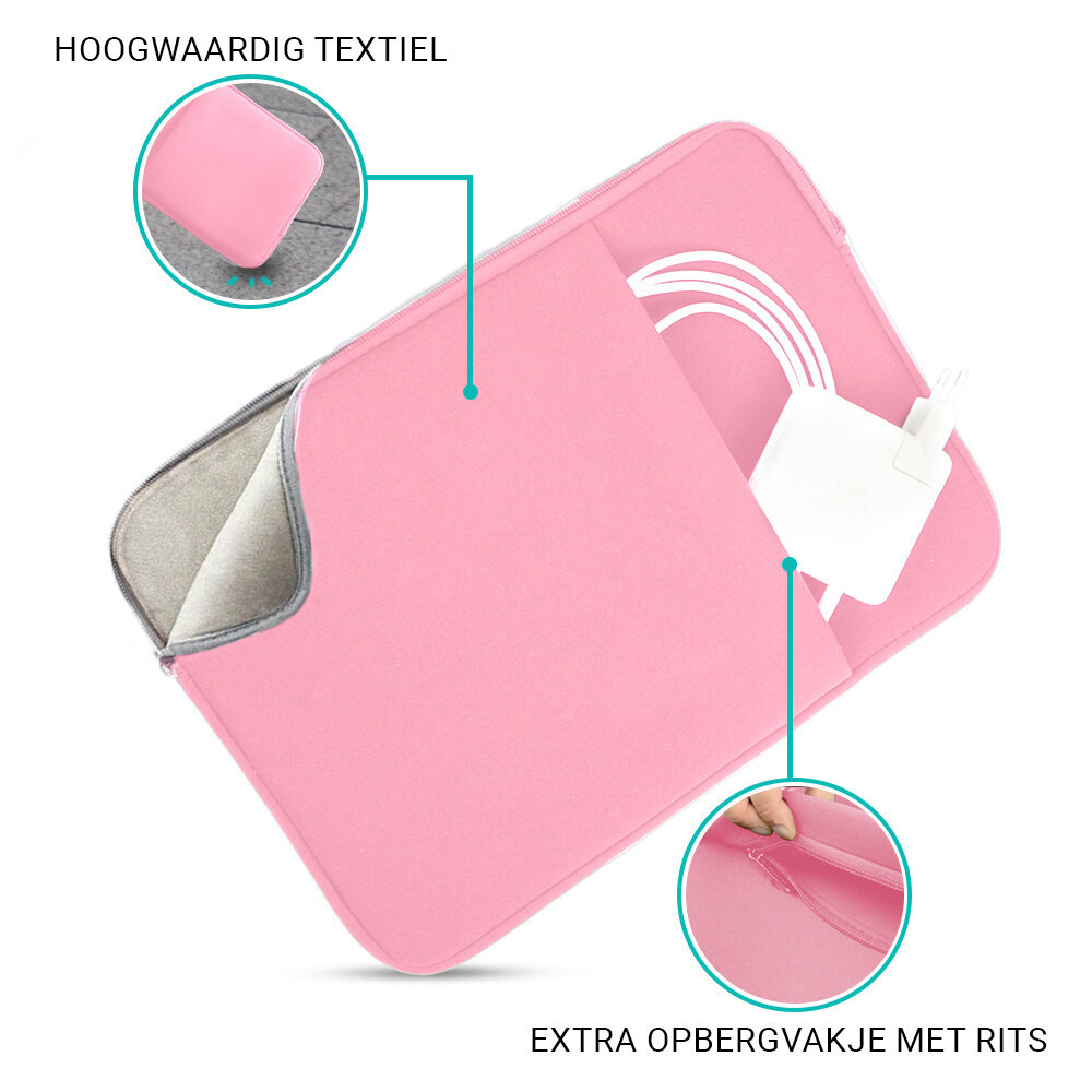 Coverzs Laptoptasche 16 Zoll (Rosa) Coverzs Laptoptasche 16 Zoll (Rosa)