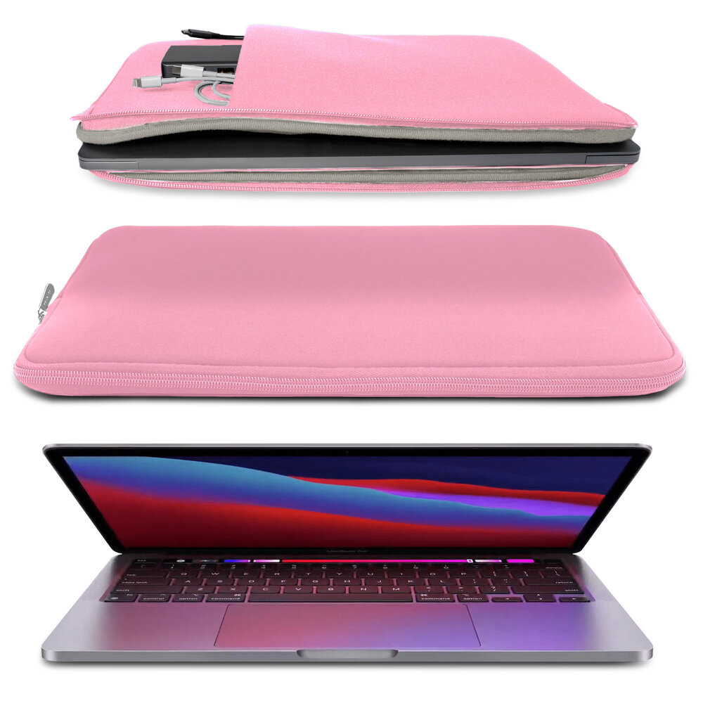 Coverzs Laptoptasche 16 Zoll (Rosa) Coverzs Laptoptasche 16 Zoll (Rosa)
