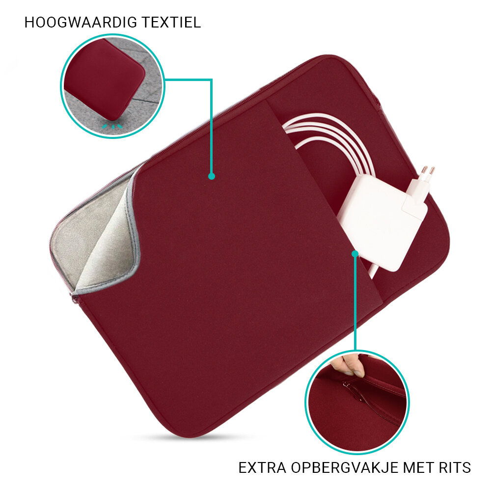 Coverzs Laptoptasche 16 Zoll (Bordeaux) Coverzs Laptoptasche 16 Zoll (Bordeaux)