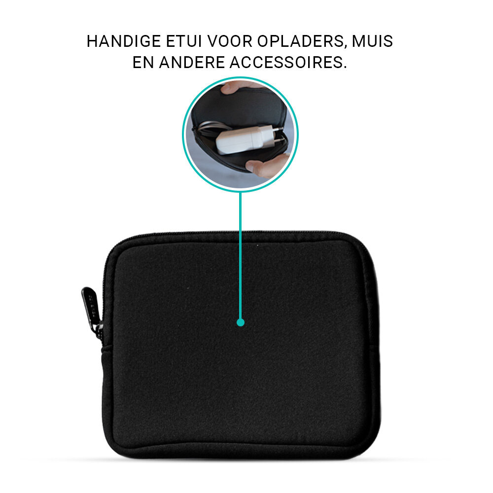 Coverzs Laptoptasche 16 Zoll mit Organizer für Zubehör (Schwarz) Coverzs Laptoptasche 16 Zoll mit Organizer für Zubehör (Schwarz)
