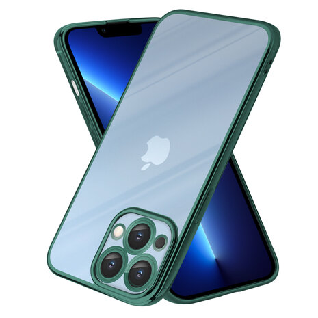 ShieldCase® ShieldCase iPhone 13 Pro Square Metallic Hülle (Dunkelgrün) ShieldCase® ShieldCase iPhone 13 Pro Square Metallic Hülle (Dunkelgrün)