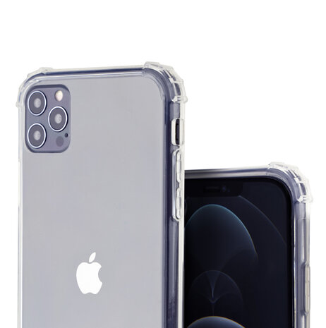 Ceezs Ceezs Shockproof TPU Hülle iPhone 12 Pro Max (Transparent) Ceezs Ceezs Shockproof TPU Hülle iPhone 12 Pro Max (Transparent)
