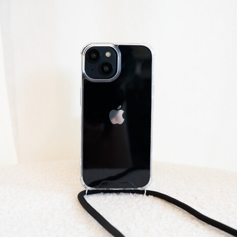 ShieldCase® ShieldCase iPhone 15 Shockhülle mit Band (Transparent) ShieldCase® ShieldCase iPhone 15 Shockhülle mit Band (Transparent)