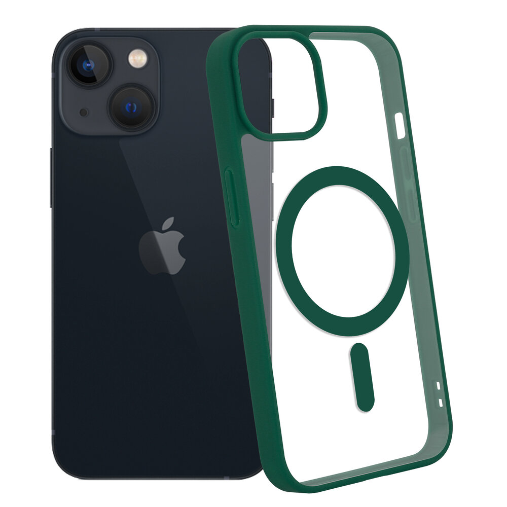 ShieldCase® ShieldCase iPhone 13 Magsafe Hülle Transparenter farbiger Rand (Grün) ShieldCase® ShieldCase iPhone 13 Magsafe Hülle Transparenter farbiger Rand (Grün)