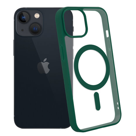 ShieldCase® ShieldCase iPhone 13 Magsafe Hülle Transparenter farbiger Rand (Grün) ShieldCase® ShieldCase iPhone 13 Magsafe Hülle Transparenter farbiger Rand (Grün)
