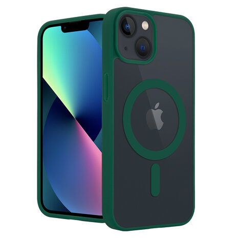 ShieldCase® ShieldCase iPhone 13 Magsafe Hülle Transparenter farbiger Rand (Grün) ShieldCase® ShieldCase iPhone 13 Magsafe Hülle Transparenter farbiger Rand (Grün)