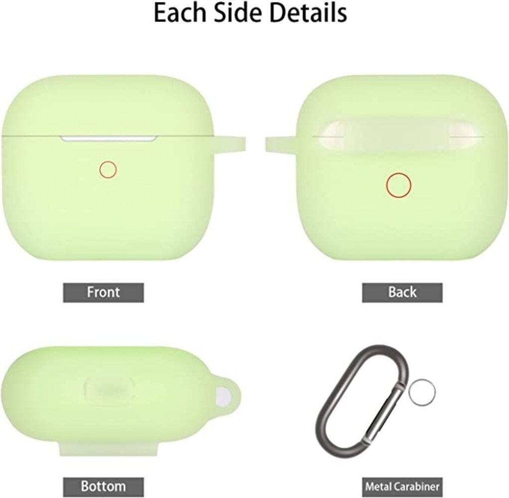 ShieldCase® Schild Fall Airpods Pro Hülle Glow In The Dark (Grün-Gelb) ShieldCase® Schild Fall Airpods Pro Hülle Glow In The Dark (Grün-Gelb)