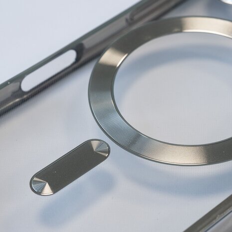 Coverzs Coverzs iPhone 12 Magsafe Hülle mit Kameraschutz (Silber) Coverzs Coverzs iPhone 12 Magsafe Hülle mit Kameraschutz (Silber)