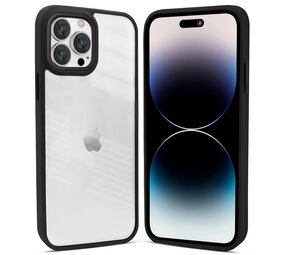 Coverzs iPhone 13 Pro Max Solid Bumper Case matt (Schwarz)