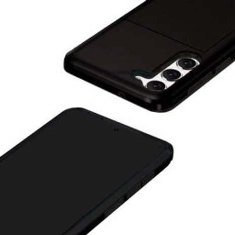 ShieldCase® ShieldCase Samsung Galaxy S25 Kartenfach Hülle mit Schieb (Schwarz) ShieldCase® ShieldCase Samsung Galaxy S25 Kartenfach Hülle mit Schieb (Schwarz)